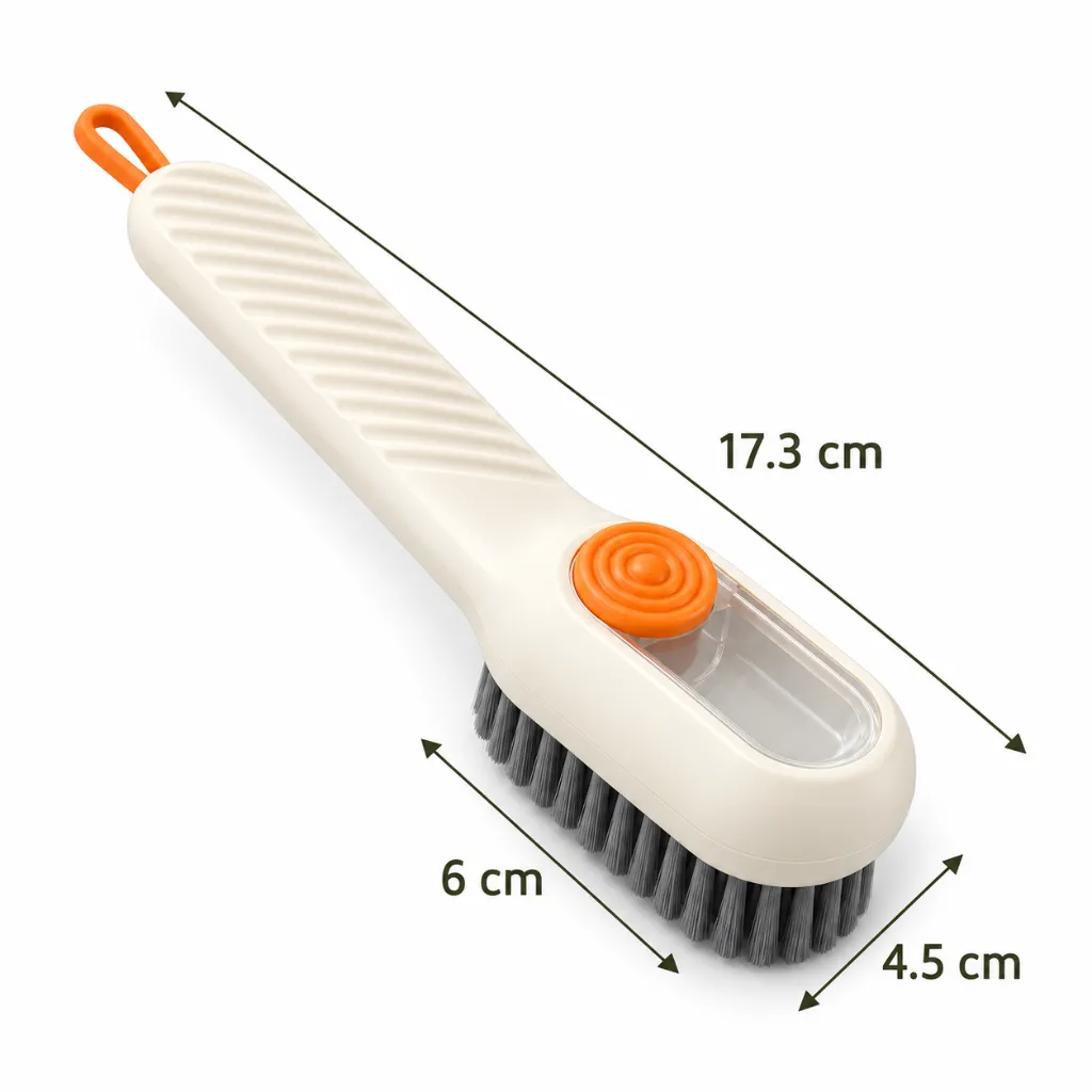 Soap Dispensing Shoe Brush