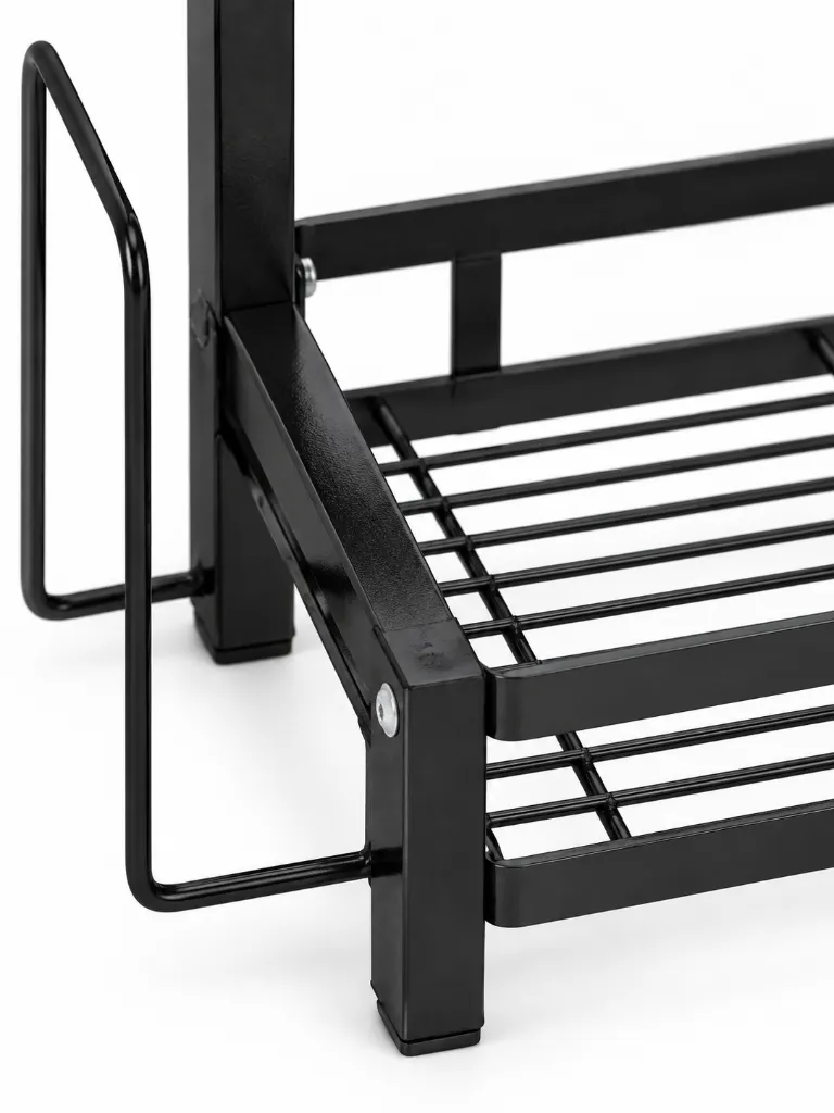 3-Tier Stainless Steel Spice & Kitchen Utensil Organizer Rack
