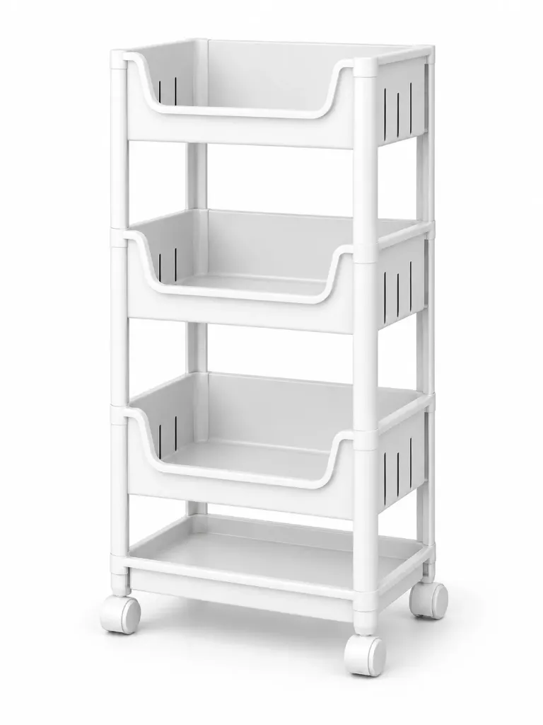 4-Tier Multipurpose Rolling Storage Cart