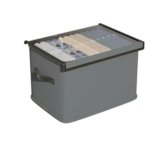 Foldable Storage Box with Lid